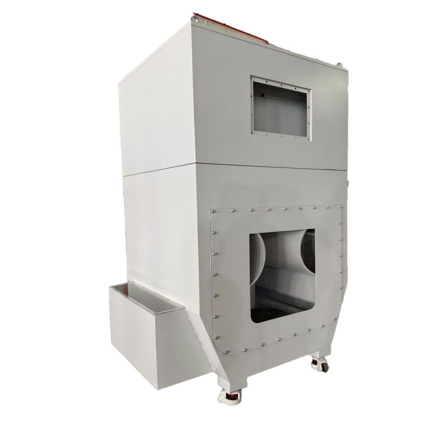 Pumpless wet dust collector